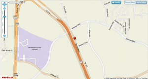 Map to Westover Hills Office